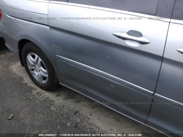 5FNRL38707B116408 - 2007 HONDA ODYSSEY EXL GRAY photo 6