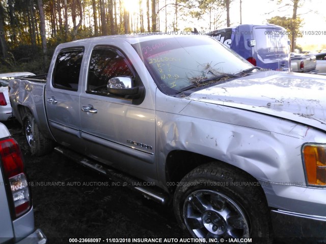 3GTRCVE04AG250519 - 2010 GMC SIERRA C1500 SLE SILVER photo 6