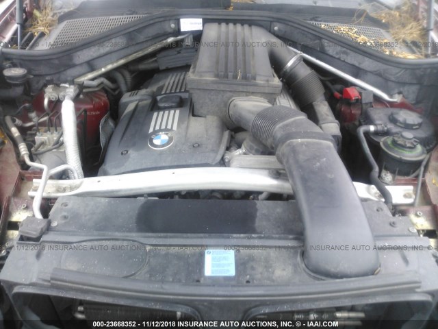 5UXFE4C5XAL379758 - 2010 BMW X5 XDRIVE30I Շագանակագույն լուսանկար 10