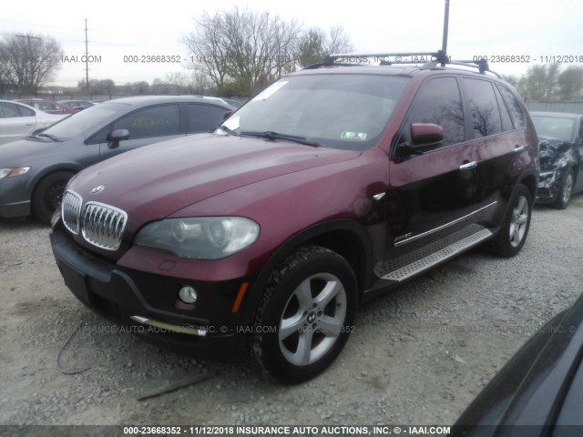 5UXFE4C5XAL379758 - 2010 BMW X5 XDRIVE30I Շագանակագույն լուսանկար 2