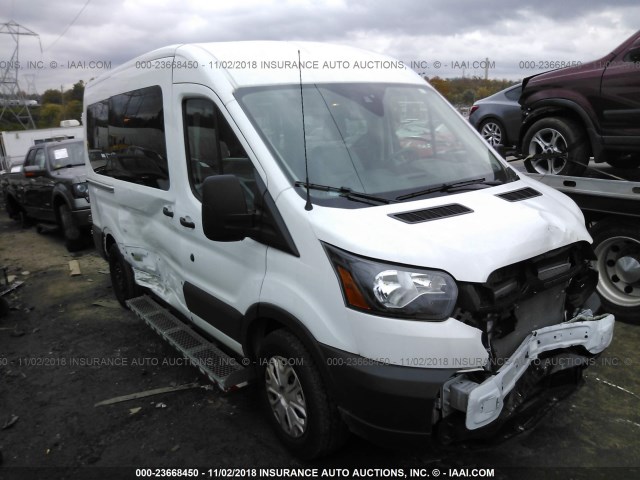 1FMZK1CM1HKB36090 - 2017 FORD TRANSIT T-150 WHITE photo 1