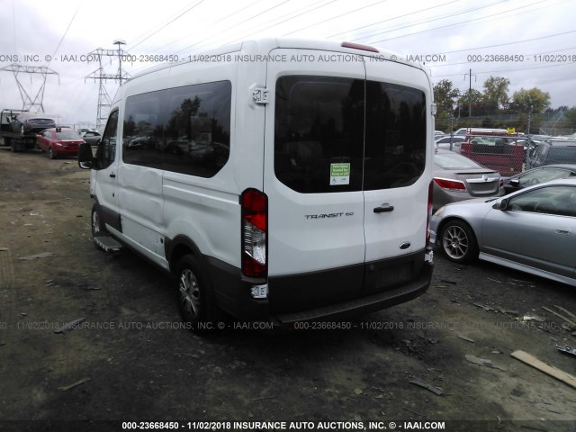 1FMZK1CM1HKB36090 - 2017 FORD TRANSIT T-150 WHITE photo 3