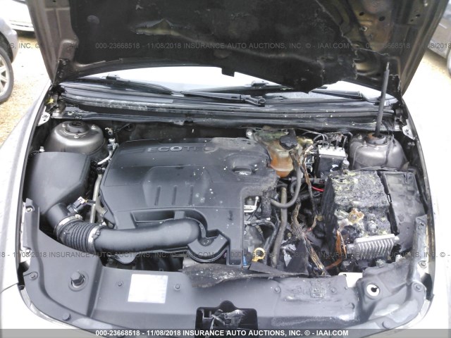 1G1ZB5E1XBF348221 - 2011 CHEVROLET MALIBU LS 棕色 照片 10