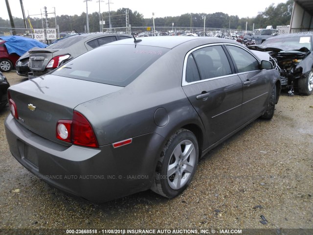 1G1ZB5E1XBF348221 - 2011 CHEVROLET MALIBU LS 棕色 照片 4