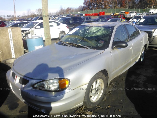 1G2NE52F83C252723 - 2003 PONTIAC GRAND AM SE SILVER photo 2