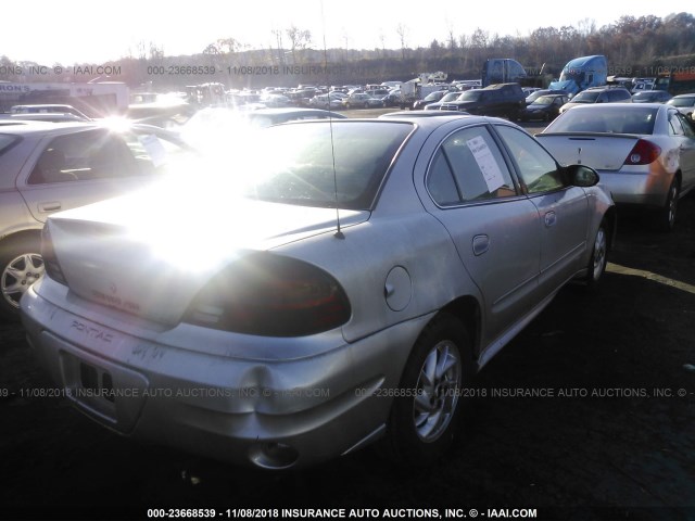 1G2NE52F83C252723 - 2003 PONTIAC GRAND AM SE SILVER photo 4