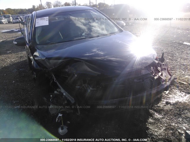 KNAFU4A22A5063950 - 2010 KIA FORTE EX BLACK photo 6