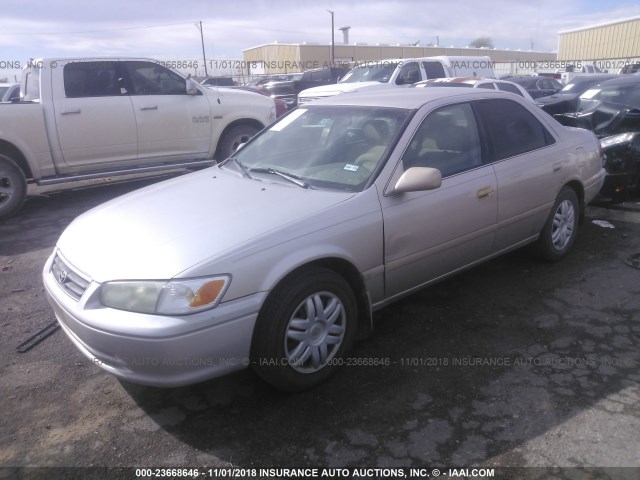 4T1BG22K91U859320 - 2001 TOYOTA CAMRY CE/LE/XLE TAN photo 2