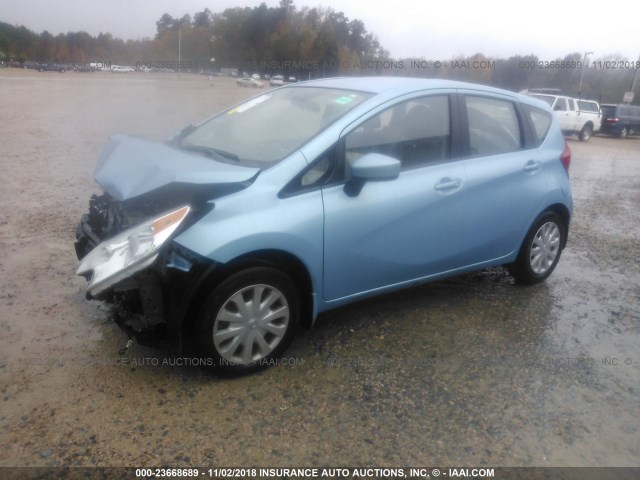 3N1CE2CP4FL387668 - 2015 NISSAN VERSA NOTE S/S PLUS/SV/SL/SR GOLD photo 2