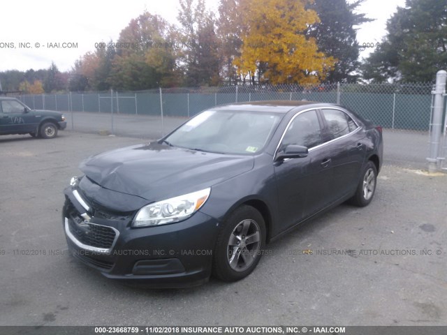 1G11C5SL5EF277627 - 2014 CHEVROLET MALIBU 1LT შავი ფოტო 2