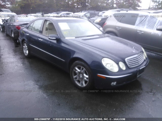 WDBUF65J93A141764 - 2003 MERCEDES-BENZ E 320 BLUE photo 1