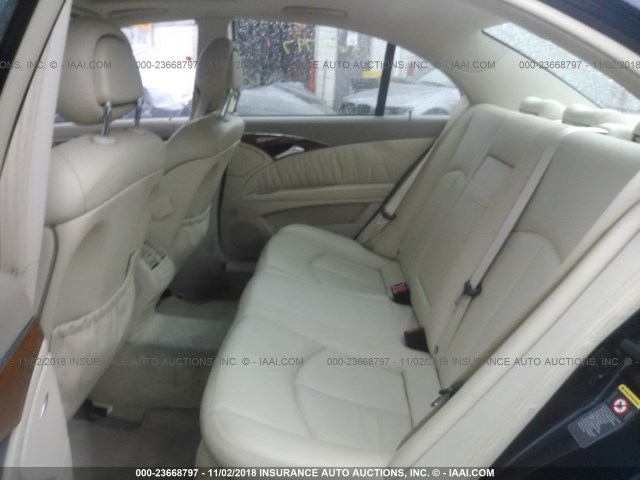 WDBUF65J93A141764 - 2003 MERCEDES-BENZ E 320 BLUE photo 8