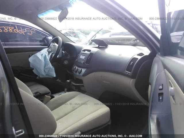 KMHDU46D69U794494 - 2009 HYUNDAI ELANTRA GLS/SE GRAY photo 5