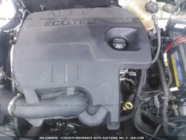 1G1ZA5EU4CF350299 - 2012 CHEVROLET MALIBU LS 白色 照片 10