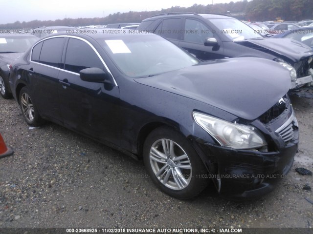 JN1CV6AR3CM970357 - 2012 INFINITI G37 BLACK photo 1