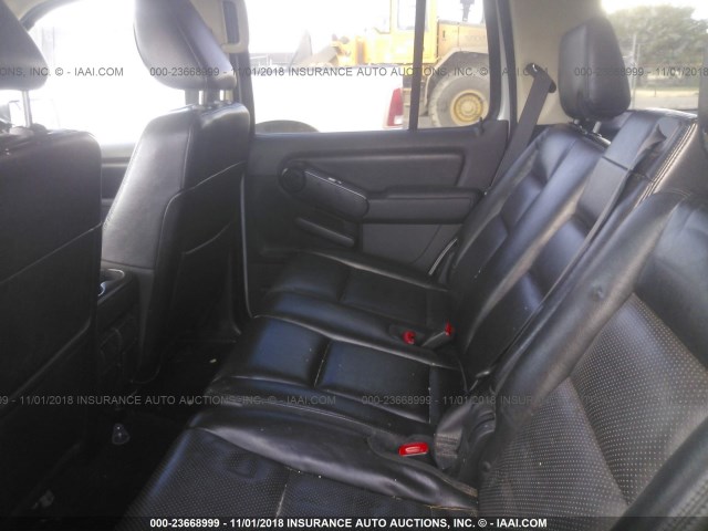 4M2EN3JE9AUJ03411 - 2010 MERCURY MOUNTAINEER PREMIER SILVER photo 8