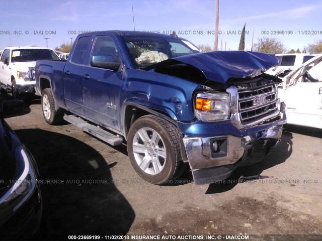 1GTR1UEH4FZ174250 - 2015 GMC SIERRA C1500 SLE BLUE photo 1