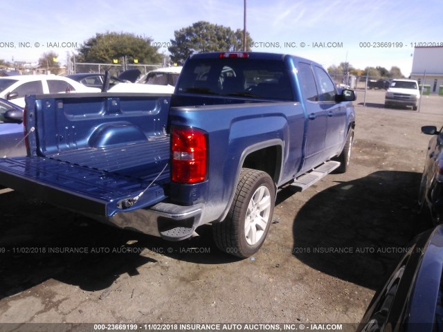 1GTR1UEH4FZ174250 - 2015 GMC SIERRA C1500 SLE BLUE photo 4