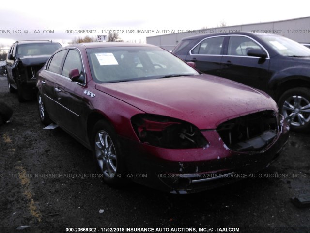 1G4HC5EM7AU136683 - 2010 BUICK LUCERNE CXL RED photo 1