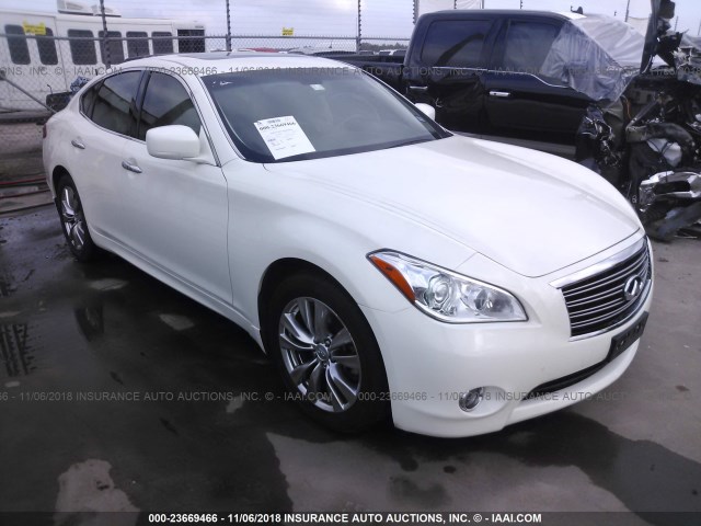 JN1BY1AP2EM260390 - 2014 INFINITI Q70 3.7 WHITE photo 1