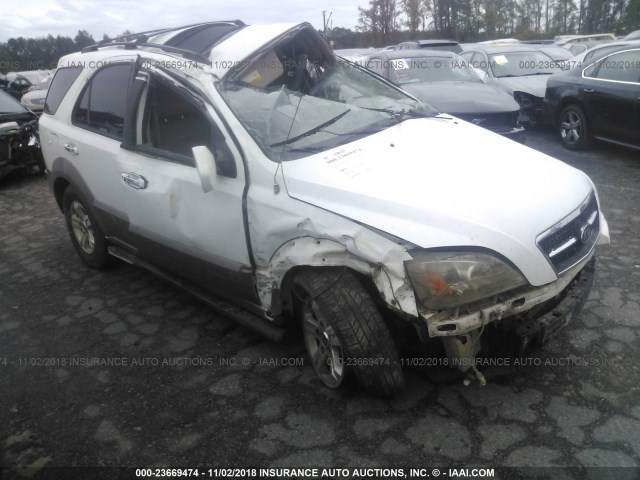 KNDJD733545229225 - 2004 KIA SORENTO EX/LX WHITE photo 1