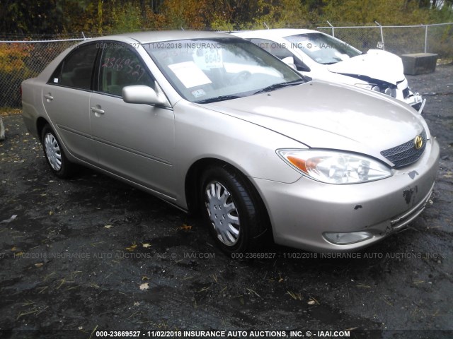 4T1BE30K04U927832 - 2004 TOYOTA CAMRY LE/XLE/SE GOLD photo 1