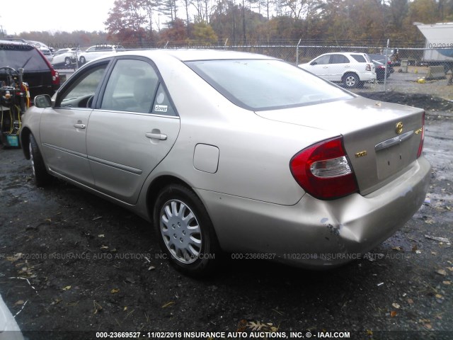 4T1BE30K04U927832 - 2004 TOYOTA CAMRY LE/XLE/SE GOLD photo 3