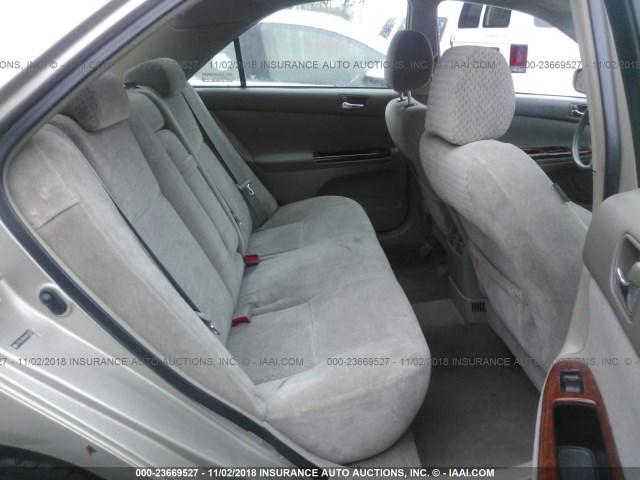 4T1BE30K04U927832 - 2004 TOYOTA CAMRY LE/XLE/SE GOLD photo 8