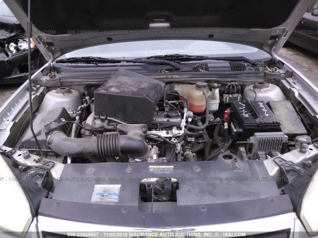 1G1ZS58F57F183080 - 2007 CHEVROLET MALIBU LS GRAY photo 10