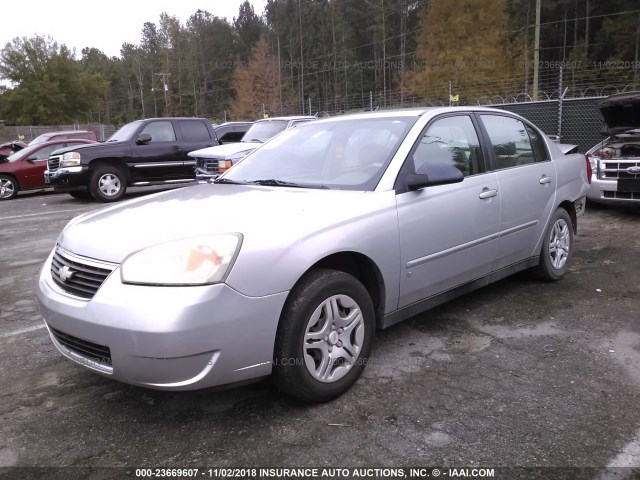 1G1ZS58F57F183080 - 2007 CHEVROLET MALIBU LS GRAY photo 2