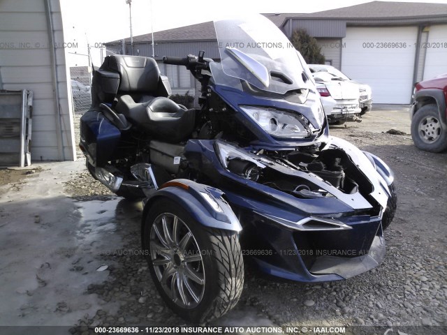 2BXNBDD29GV002887 - 2016 CAN-AM SPYDER ROADSTER RT/RT-S/LTD/SP SERIES BLUE photo 1