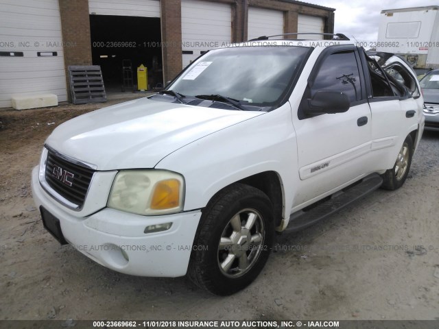 1GKDS13S422473376 - 2002 GMC ENVOY WHITE photo 2