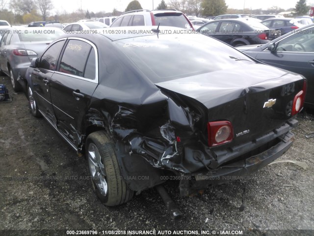 1G1ZH57B484255297 - 2008 CHEVROLET MALIBU 1LT შავი ფოტო 3