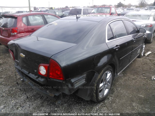 1G1ZH57B484255297 - 2008 CHEVROLET MALIBU 1LT შავი ფოტო 4