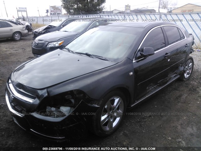 1G1ZH57B484255297 - 2008 CHEVROLET MALIBU 1LT შავი ფოტო 6