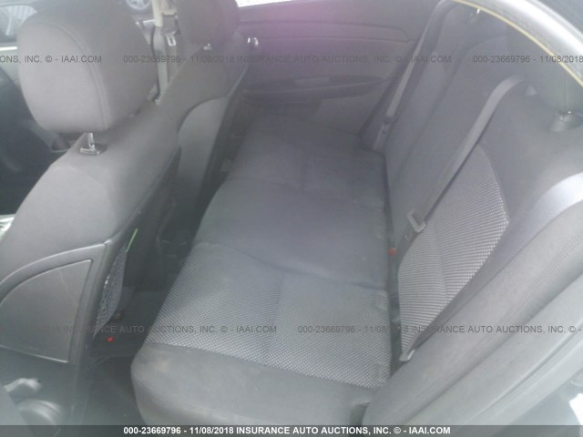 1G1ZH57B484255297 - 2008 CHEVROLET MALIBU 1LT შავი ფოტო 8