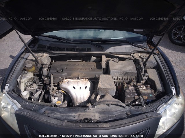 4T1BE46K59U882374 - 2009 TOYOTA CAMRY SE/LE/XLE შავი ფოტო 10