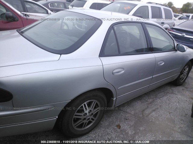 2G4WB52K831219843 - 2003 BUICK REGAL LS SILVER photo 4