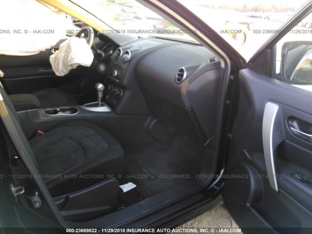 JN8AS5MV4DW638535 - 2013 NISSAN ROGUE S/SV BLACK photo 5