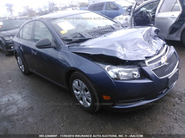 1G1PA5SH7D7310633 - 2013 CHEVROLET CRUZE LS BLUE photo 1