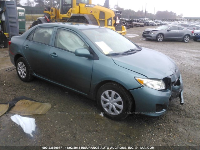 JTDBL40E999023868 - 2009 TOYOTA COROLLA LE/XLE GREEN photo 1