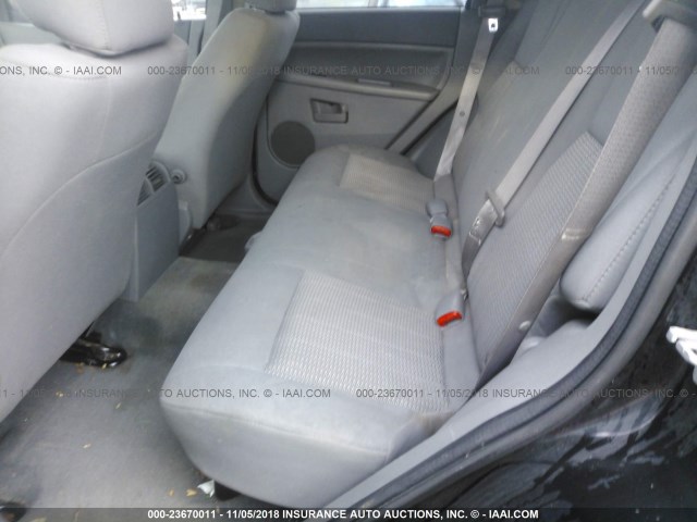 1J8GR48K17C663094 - 2007 JEEP GRAND CHEROKEE LAREDO/COLUMBIA/FREEDOM 黑色 照片 8