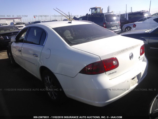 1G4HD572X8U128872 - 2008 BUICK LUCERNE CXL WHITE photo 3