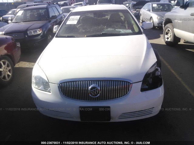 1G4HD572X8U128872 - 2008 BUICK LUCERNE CXL WHITE photo 6