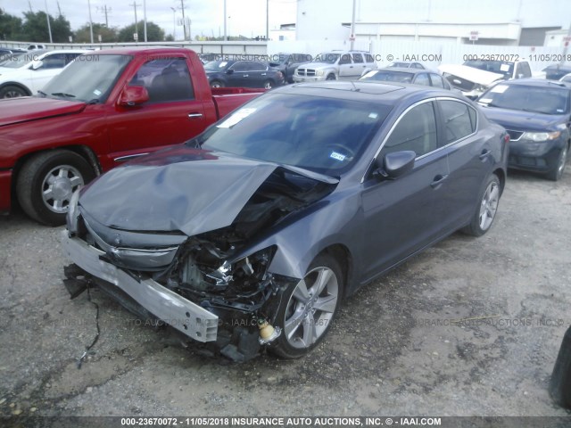 19VDE1F35FE000482 - 2015 ACURA ILX 20 GRAY photo 2