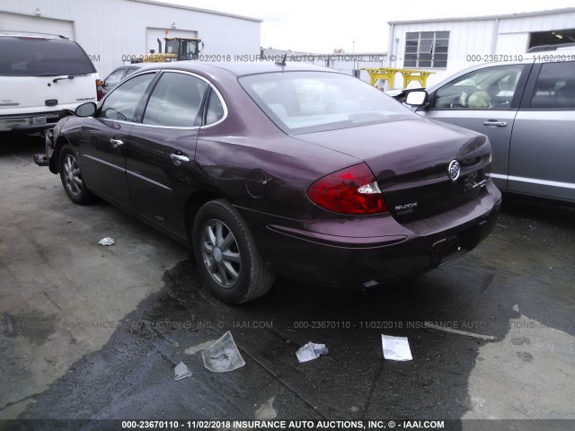 2G4WC582171132019 - 2007 BUICK LACROSSE CX BURGUNDY photo 3