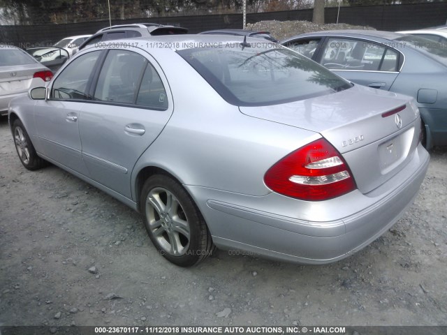 WDBUF87JX6X204834 - 2006 MERCEDES-BENZ E 350 4MATIC SILVER photo 3