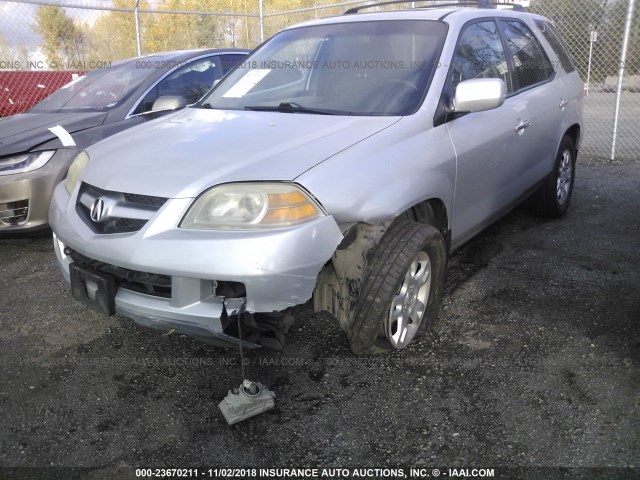 2HNYD18785H558920 - 2005 ACURA MDX TOURING SILVER photo 2