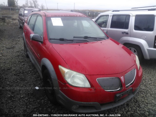 5Y2SL65866Z441119 - 2006 PONTIAC VIBE RED photo 1