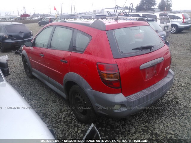 5Y2SL65866Z441119 - 2006 PONTIAC VIBE RED photo 3